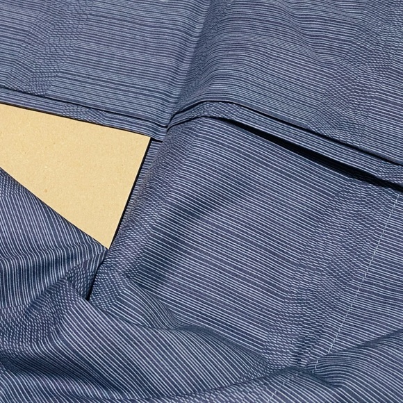 Calvin Klein Bamboo Flower Rhythmic Stripe Hyacinth Pair of Standard Pillowcases - Picture 5 of 7